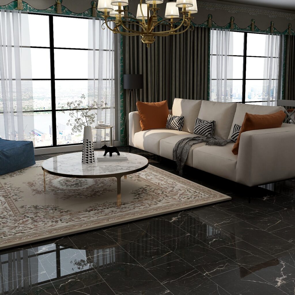 Classic herringbone pattern SPC flooring for luxury commercial project 2026