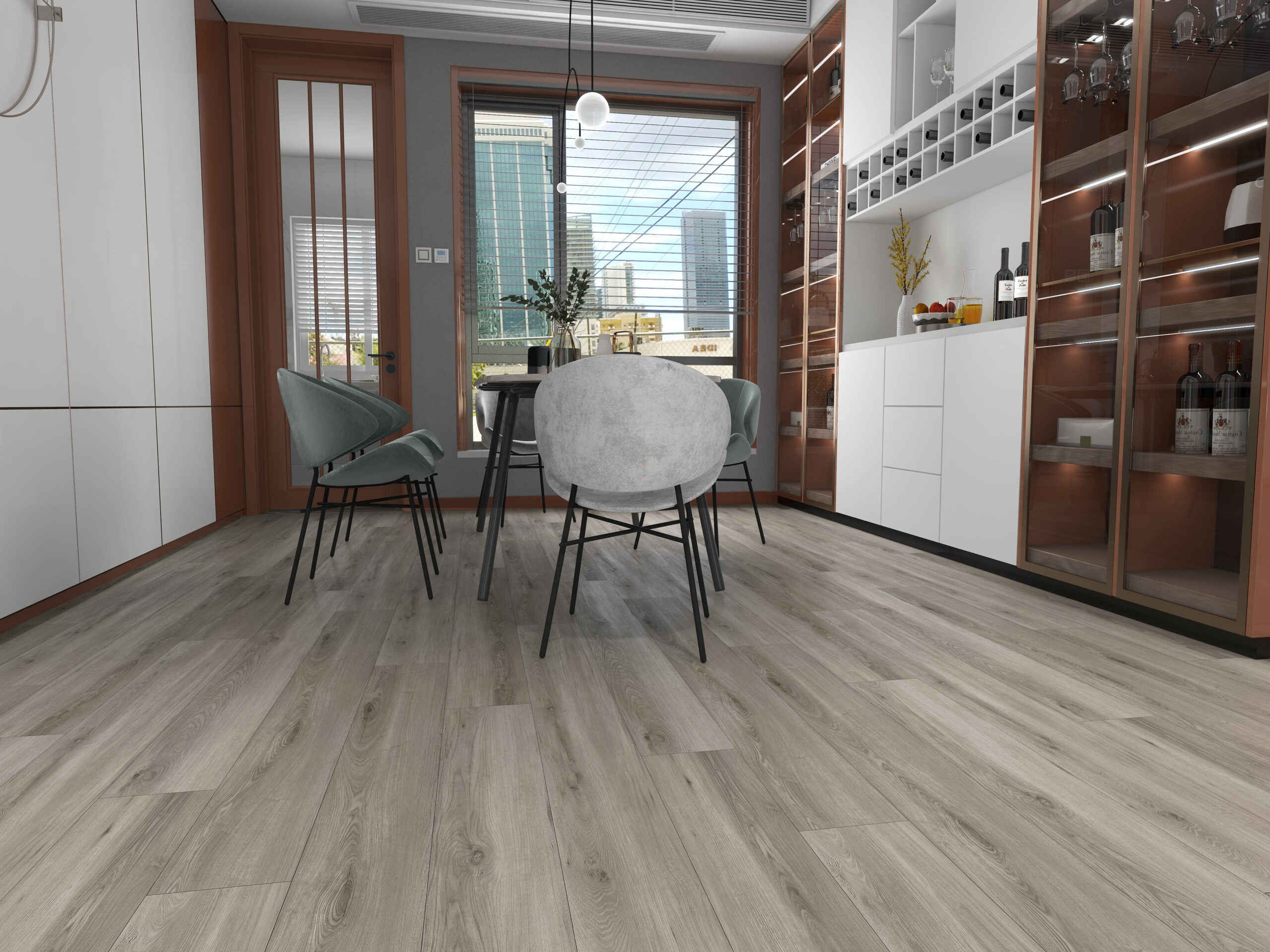 High-traffic LVT flooring for UK Retail Mall and Supermarket