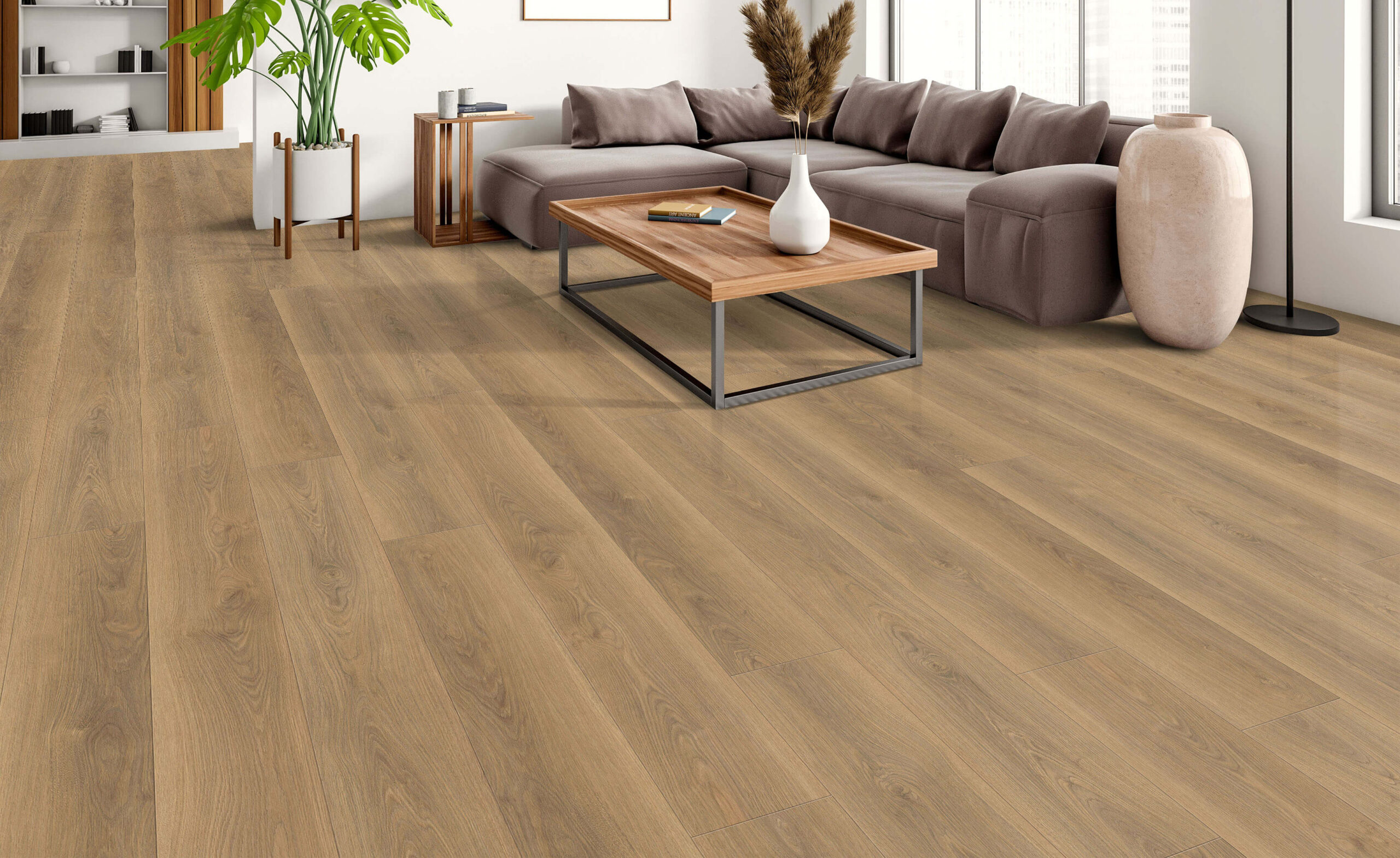 Premium SPC vinyl flooring luxury hotel renovation Dubai UAE — Ecoflors