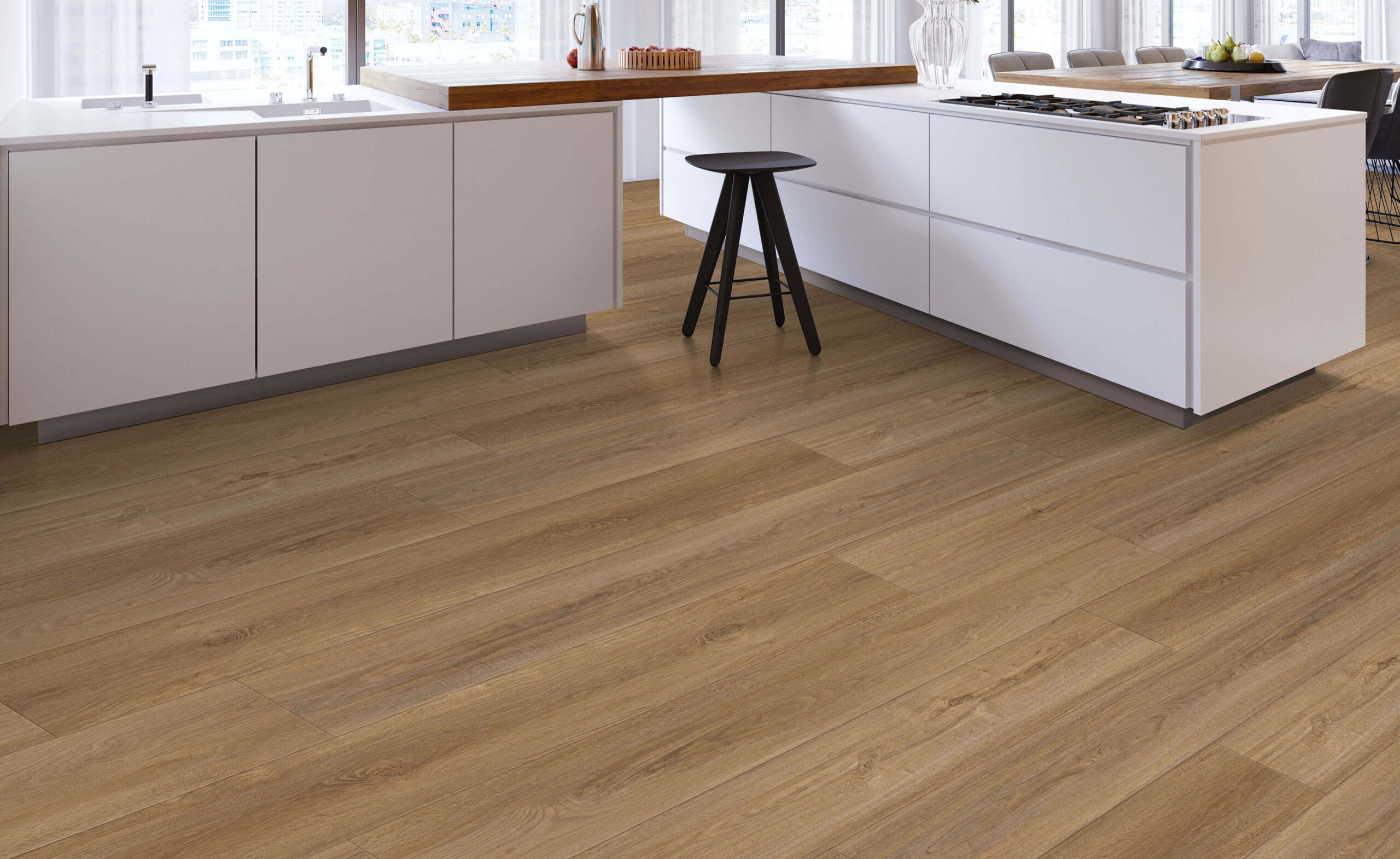 Glue down LVT healthcare facility flooring Germany — Ecoflors