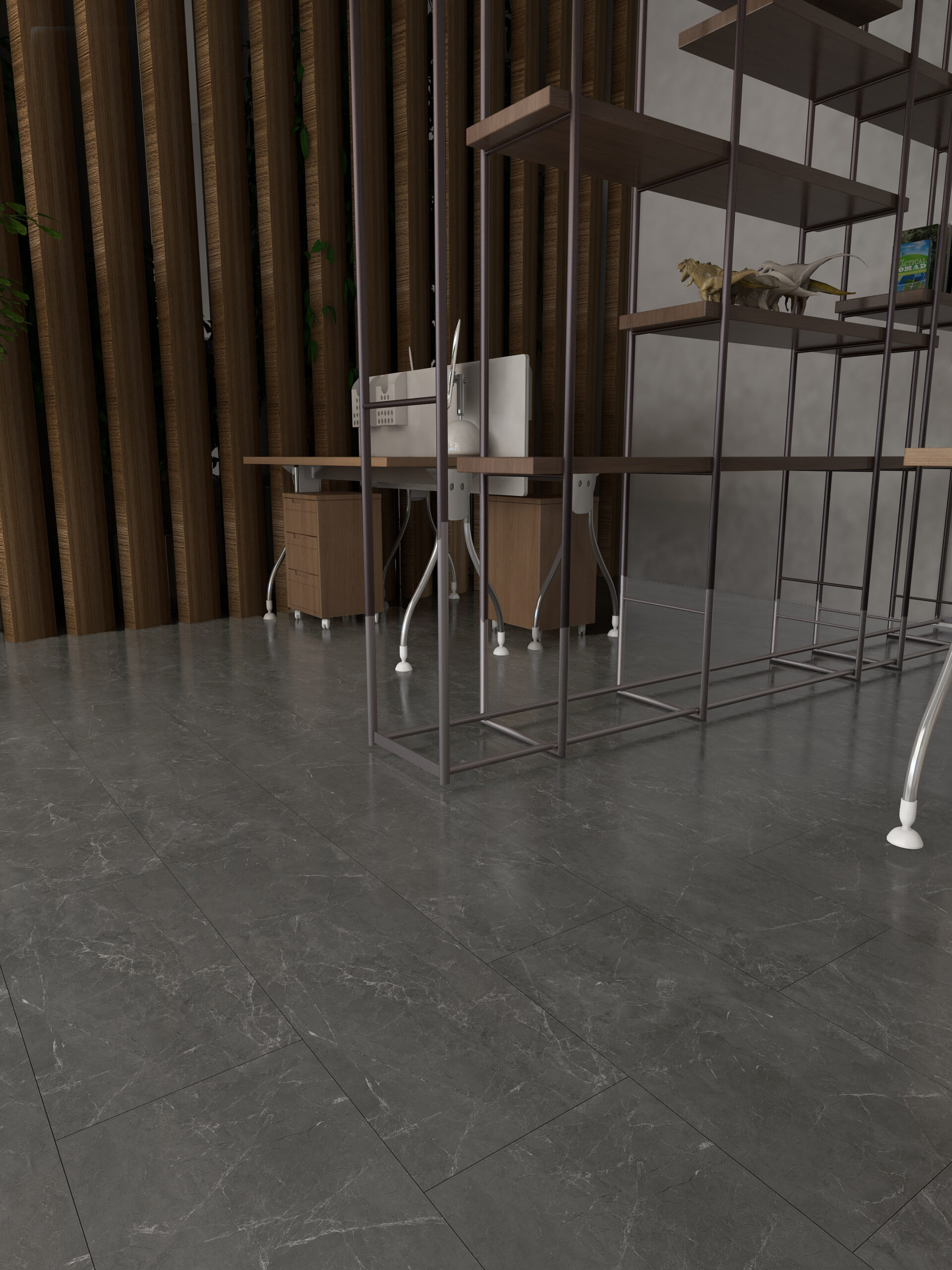 Bfl-s1 Fire Rated LVT for Airport and Railway Stations