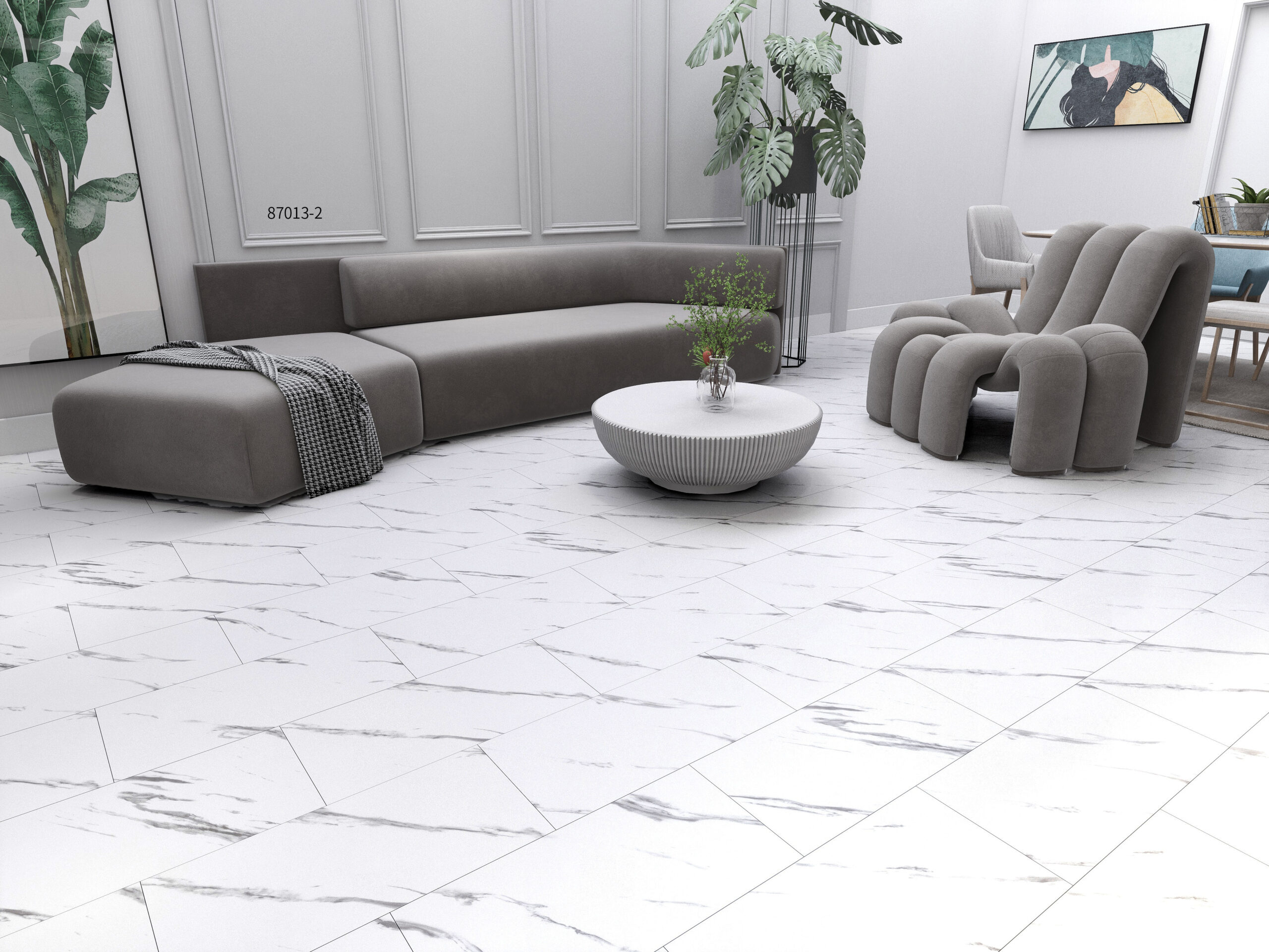 Marble Look SPC Vinyl Tile — Ecoflors