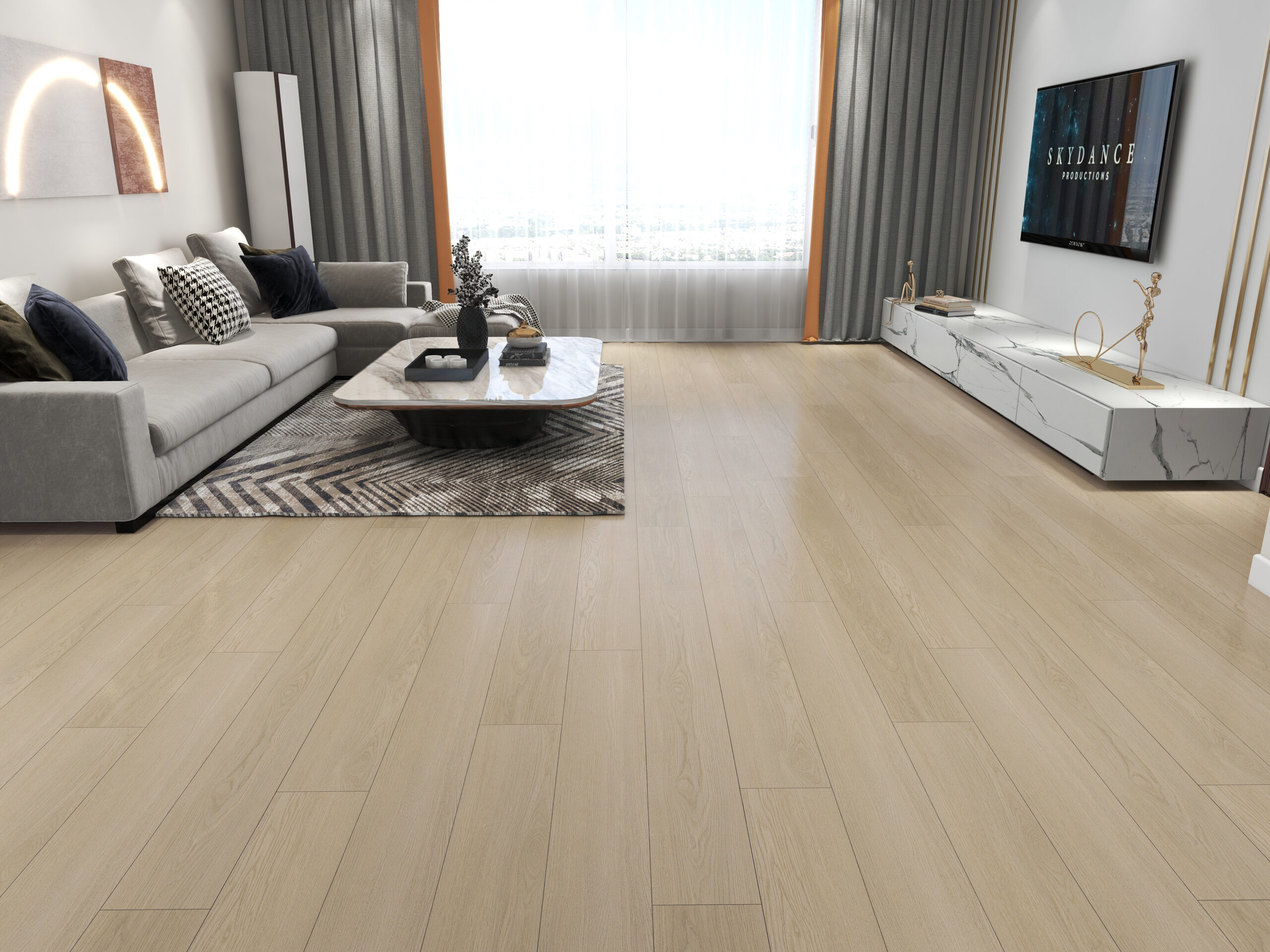 3mm Dryback LVT government building institutional Class 44 — Ecoflors