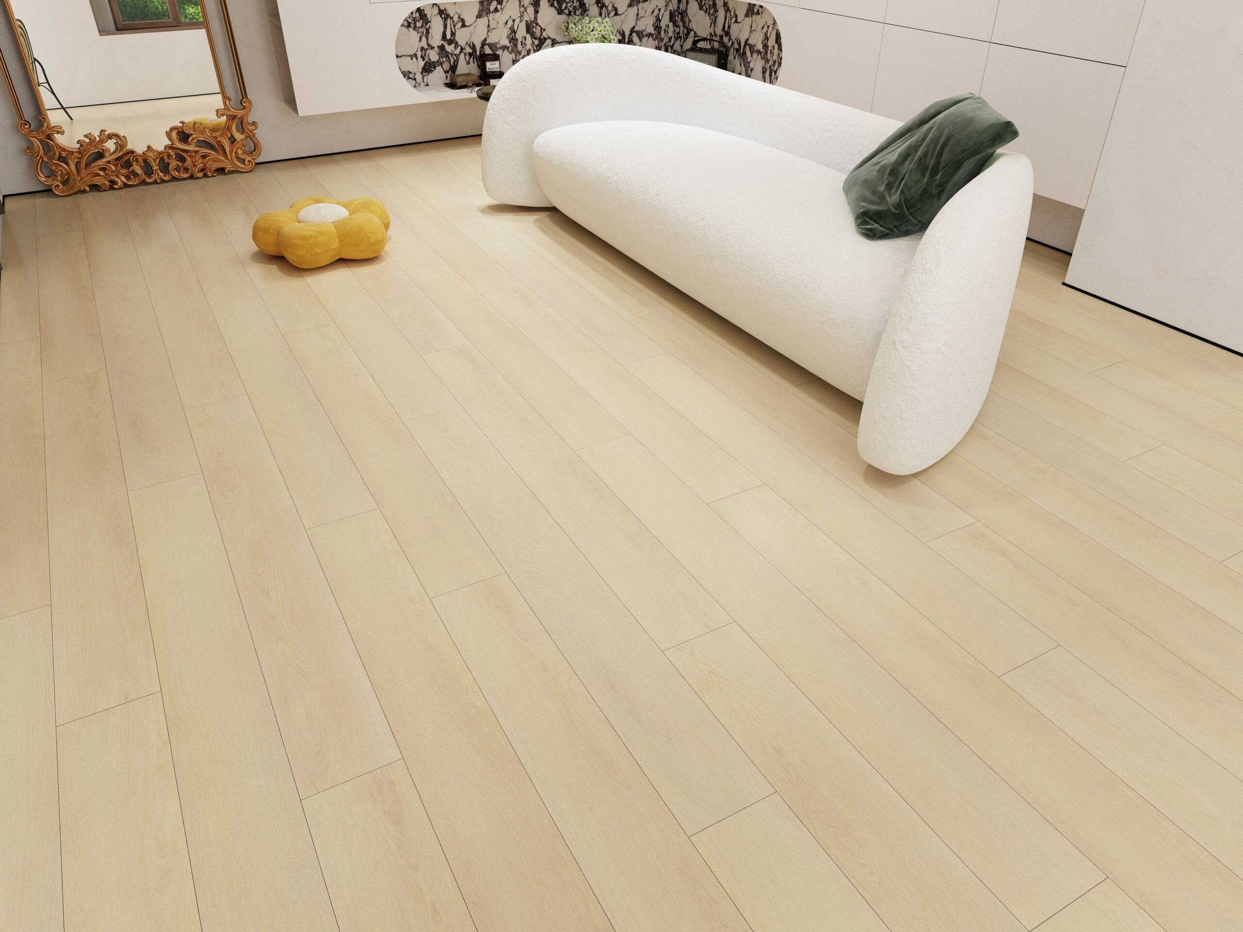 ABA RSVP EIR embossed wood-grain acoustic SPC flooring — Ecoflors