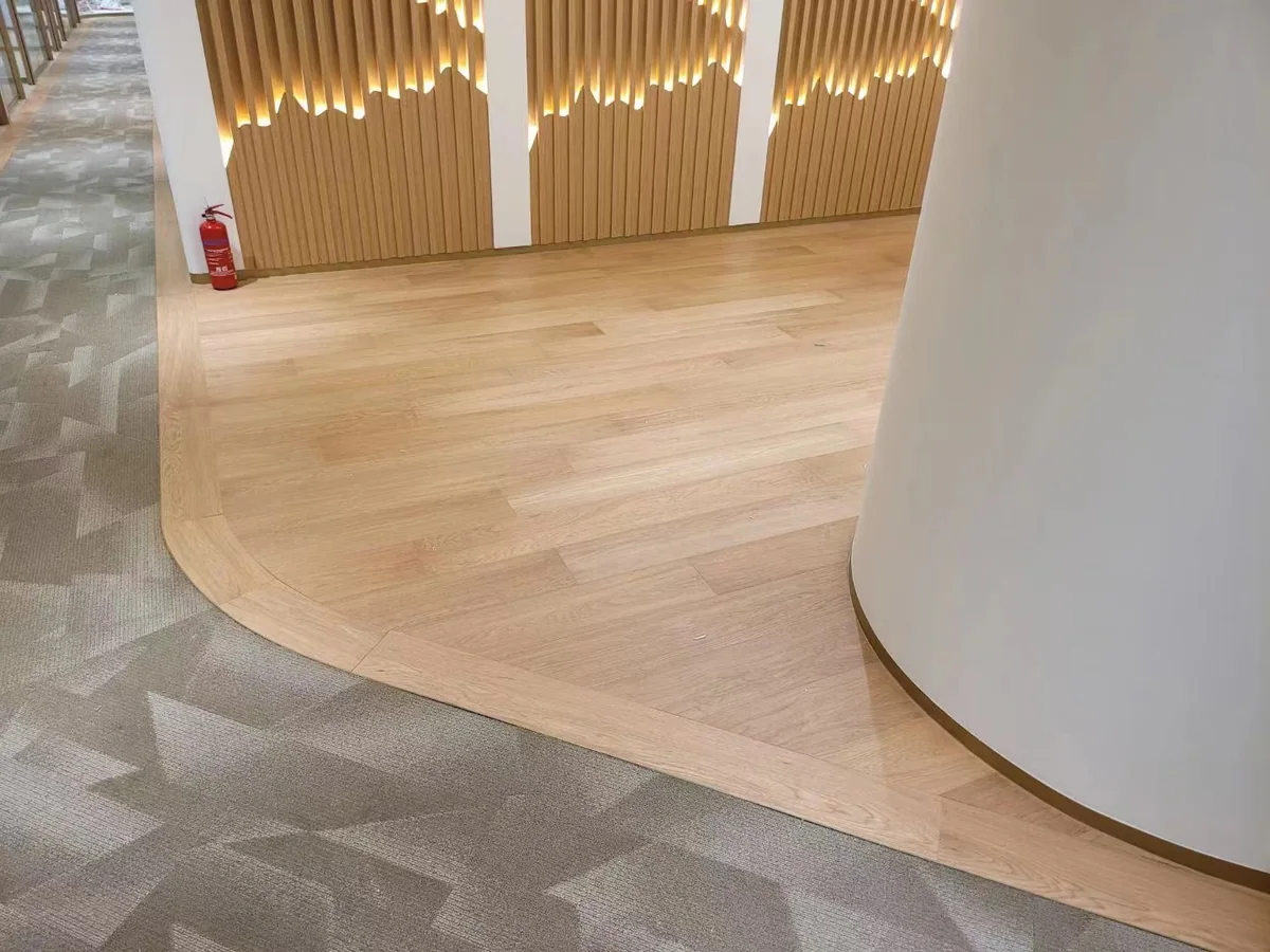 Singapore hospitality interior wood-look flooring project reference