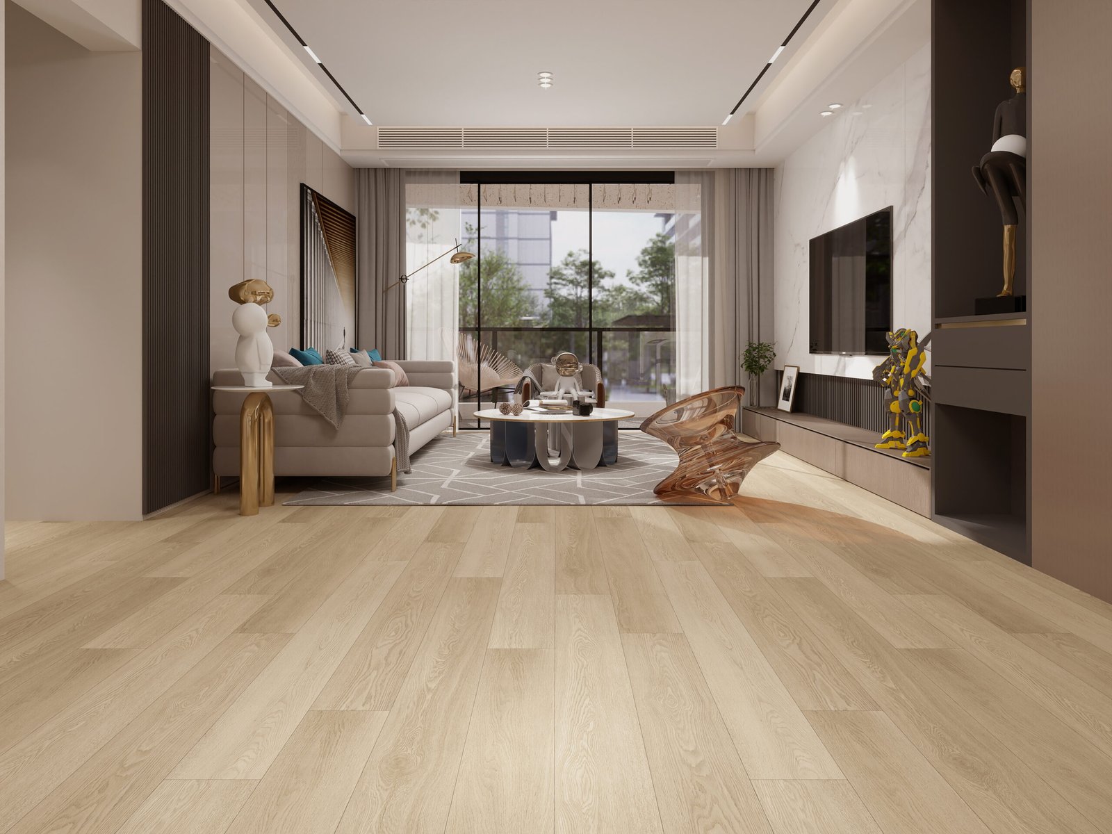 SPC rigid core large-plank vinyl flooring for Canadian distributor supply — Ecoflors