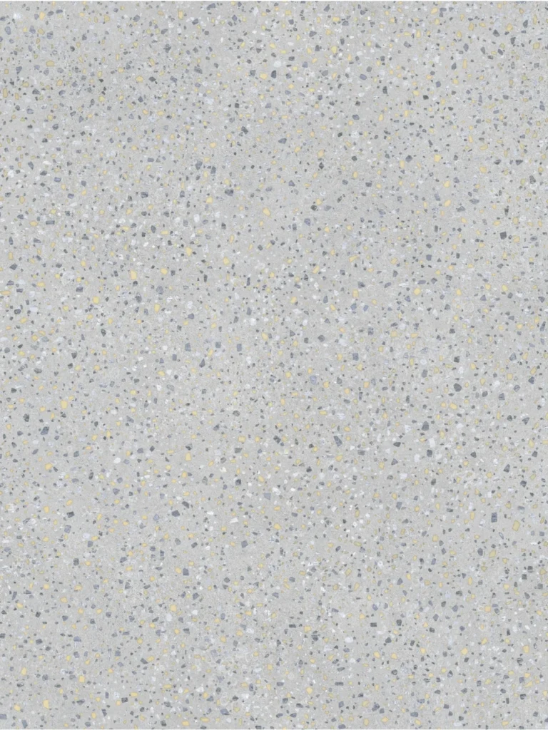 Eco.Info-008 Milano Pearl Gray Terrazzo SPC Tile design plan